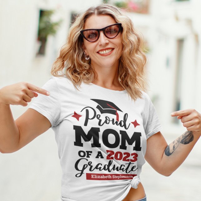 T-shirt Proud Mom of a 2023 graduate family matching (Créateur téléchargé)