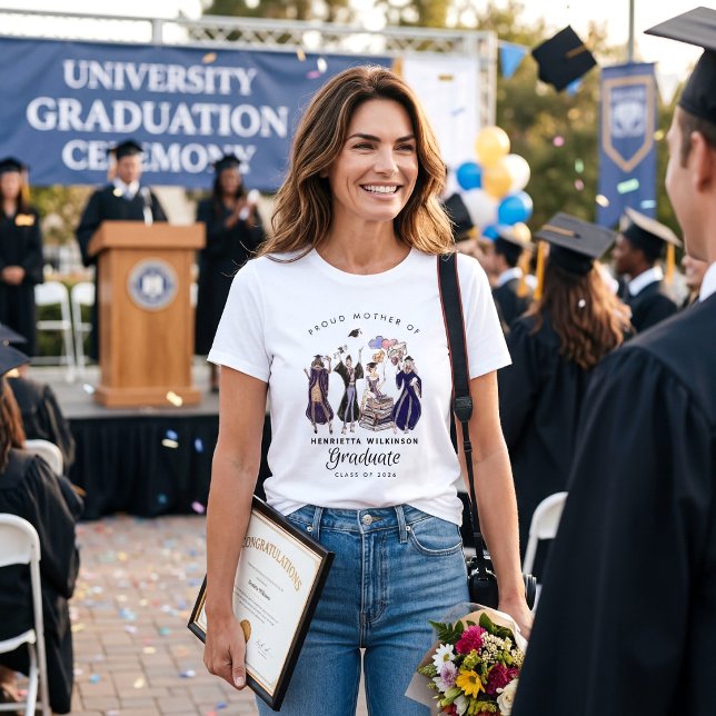 T-shirt Proud Mom of Graduate Class of 2026 (Créateur téléchargé)