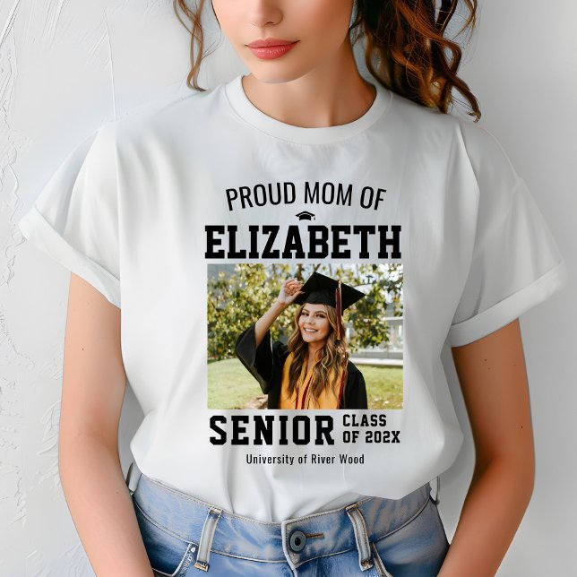 T-shirt Proud Mom Senior Year Graduate Parent Custom (Créateur téléchargé)
