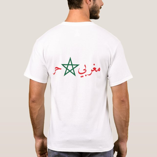 T-SHIRT PROUD MORROCAN (Dos)