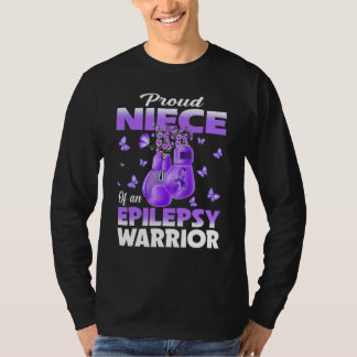 T-shirt Proud Niece Of An Epilepsy Warrior Epilepsy Awaren