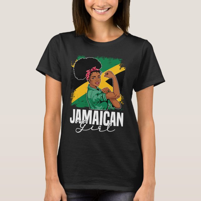 T-shirt Proud Of My Jamaican Roots Jamaica BHM BLM Pride A (Devant)