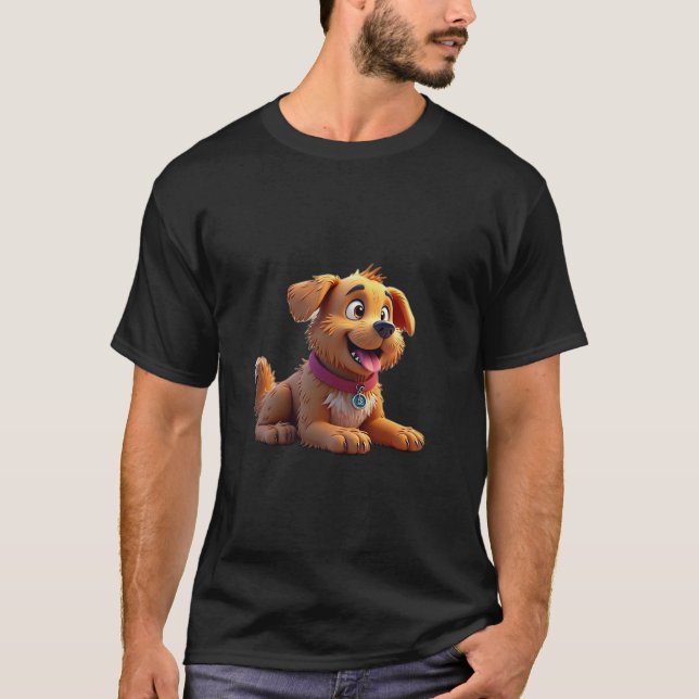 T-shirt Proud parent of a spoiled dog (Devant)