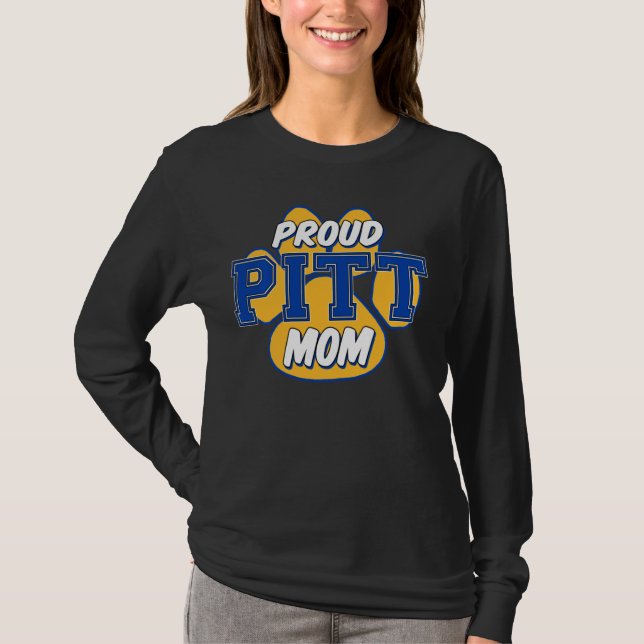 T-shirt Proud Pitt Mom Classic, Retour À L'École (Devant)