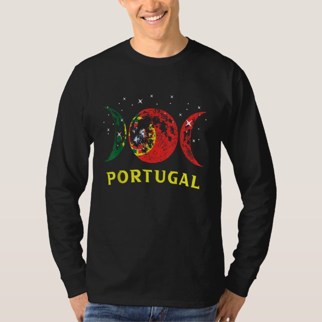 T-shirt Proud Portuguese Retro Portugal Flag 6 (Devant)