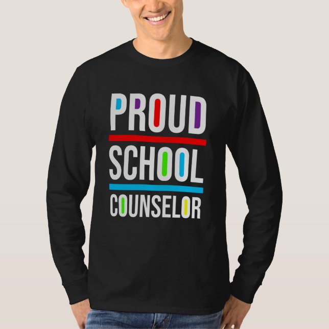 T-shirt Proud School Counselor Africa Pride Black History  (Devant)
