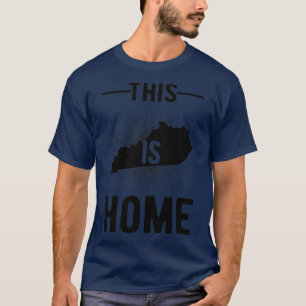 T-shirt Proud USA Fan State  This Is Home Map Kentucky Pre
