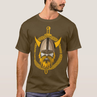 T-shirt Proud Viking Warrior With Beard Helmet