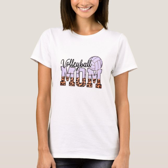 T-shirt Proud Volleyball Maman - Service Up Support (Devant)