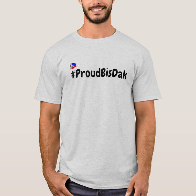 T-shirt #ProudBisaya (Devant)