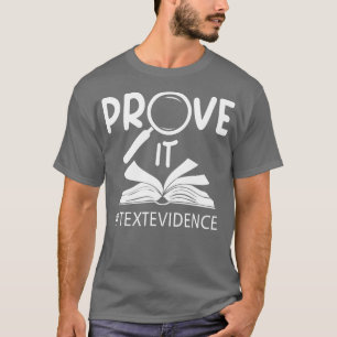 T-shirt Prouvez-lui Texte Témoignages Lecture enseignant P