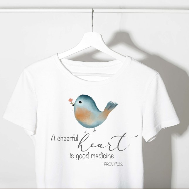 T-shirt Prov 17:22 - Un Coeur Gai (Créateur téléchargé)