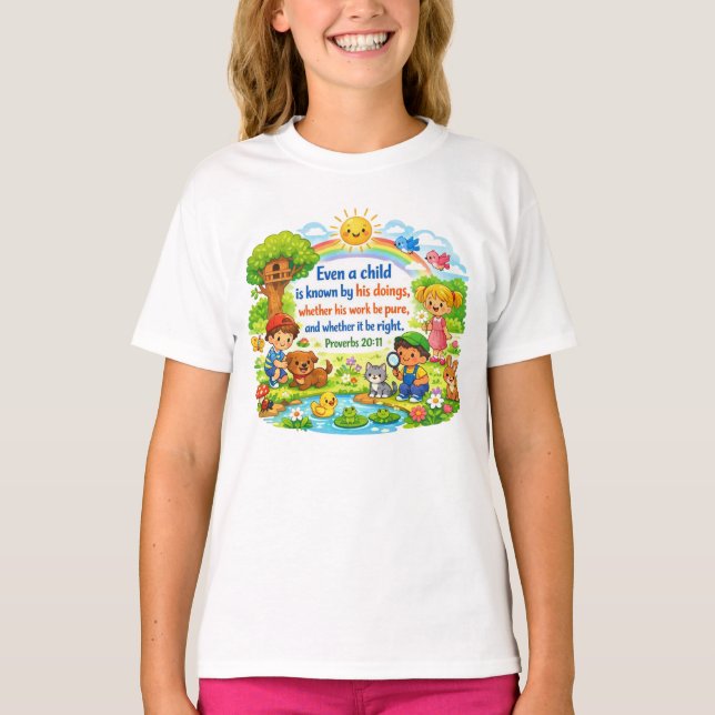 T-shirt Proverbes 20:11 (Devant)