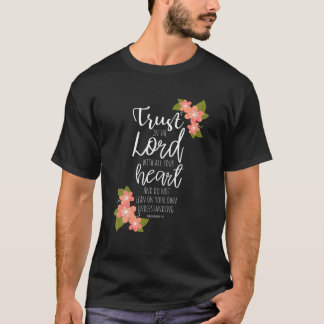 T-shirt Proverbes 3 5 Confiance dans le Seigneur Écriture 