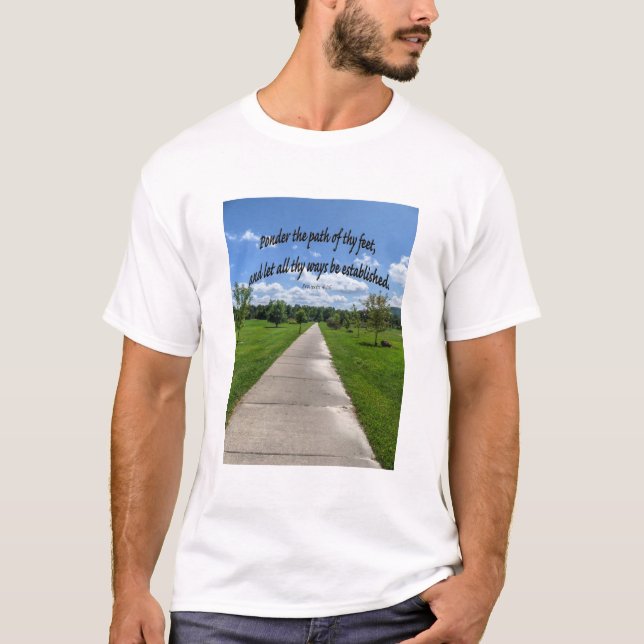 T-shirt Proverbes 4:26 (Devant)