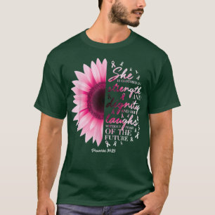 T-shirt Proverbs 31 Bible Verse Christian Breast Cancer Aw