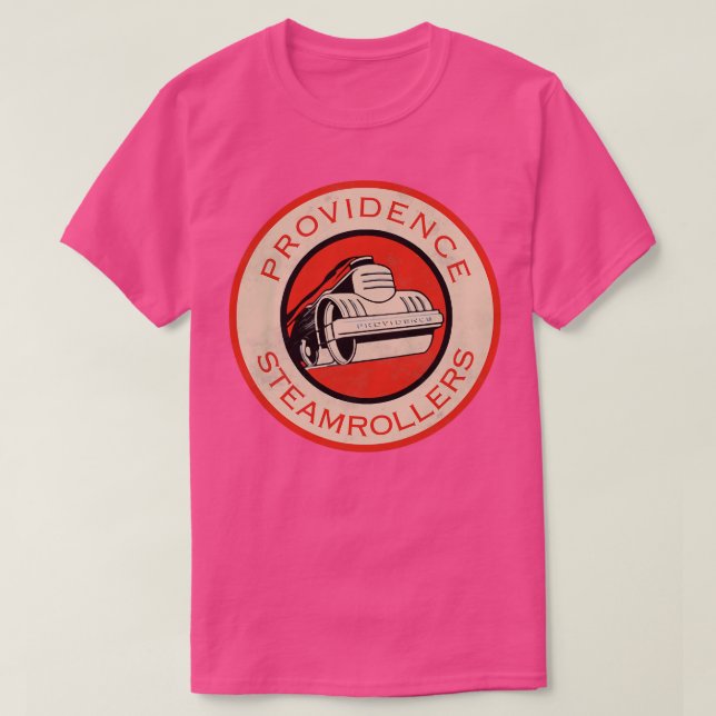 T-shirt Providence Steamrollers Retro Defunct Fan Art (Design devant)