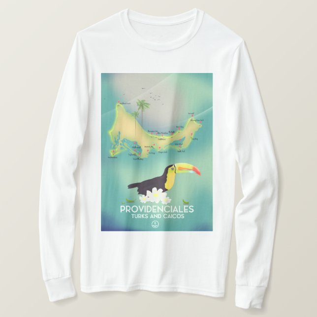T-shirt Providenciales turcs et caicos (Design devant)