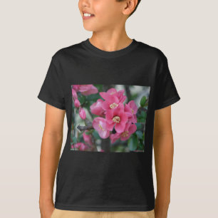 T-shirt Province à fleurs rose du printemps
