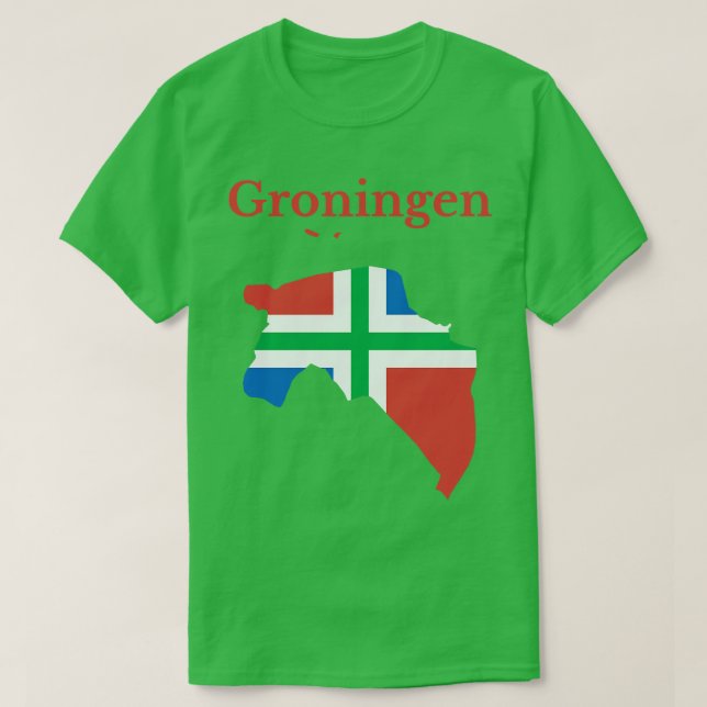 T-shirt Province de Groningen Pays-Bas (Design devant)