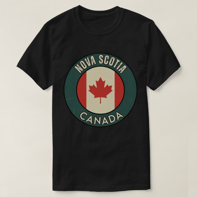 T-shirt Province de Nouvelle-Écosse Canada (Design devant)