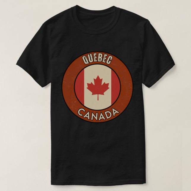 T-shirt Province de Québec Canada (Design devant)