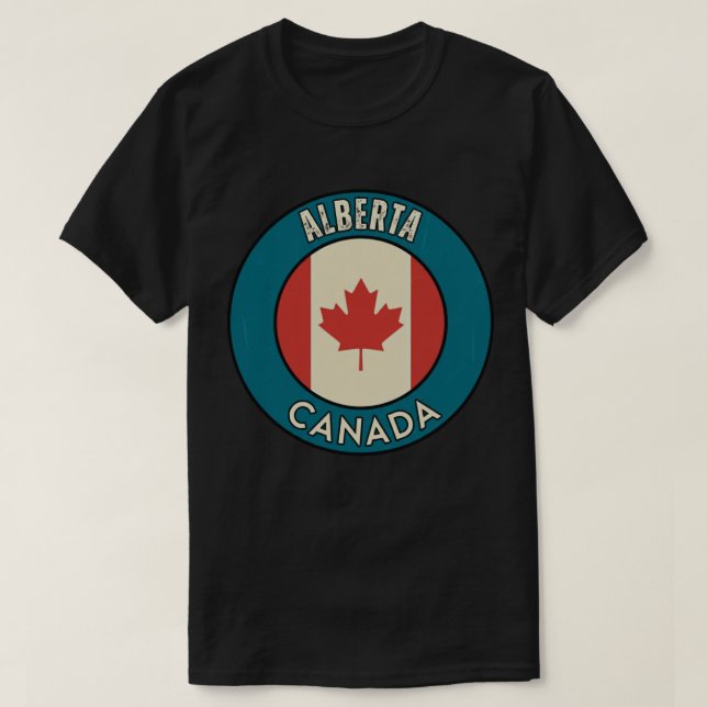 T-shirt Province of Alberta Canada (Design devant)