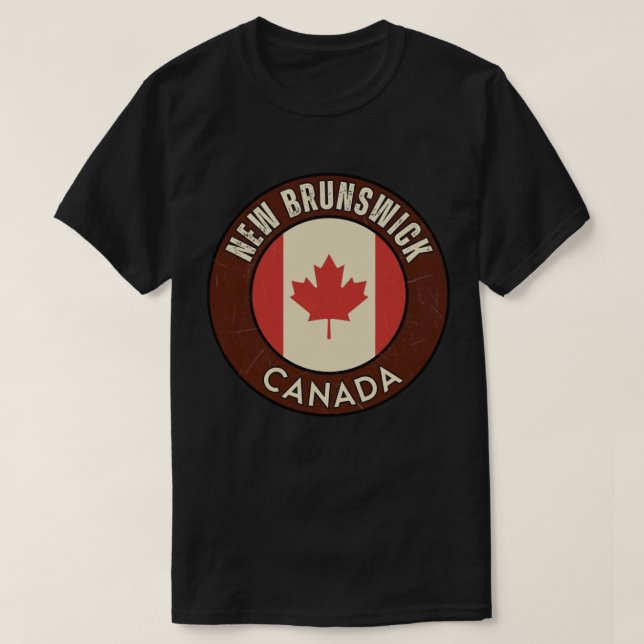 T-shirt Province of New Brunswick Canada (Design devant)
