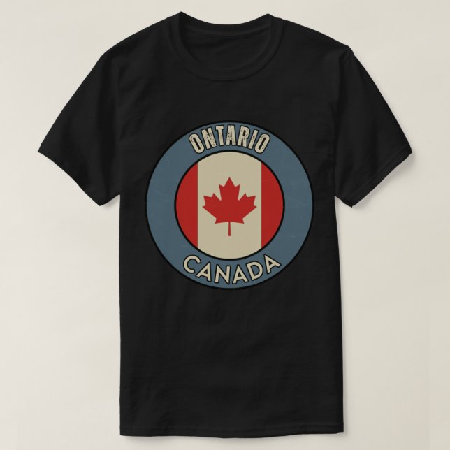T-shirt Province of Ontario Canada (Design devant)