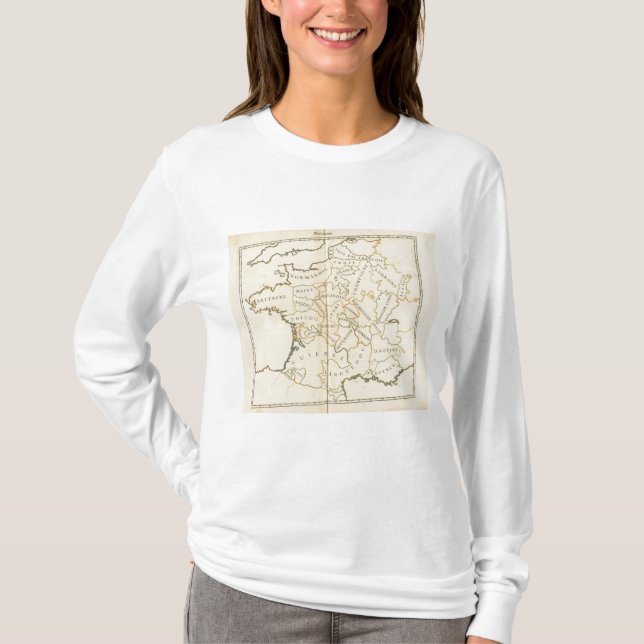 T-shirt Provinces, France (Devant)
