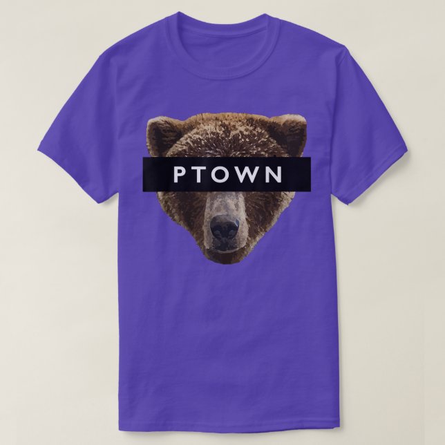 T-shirt Provincetown Bear PTOWN Censor Bar 1697  (Design devant)