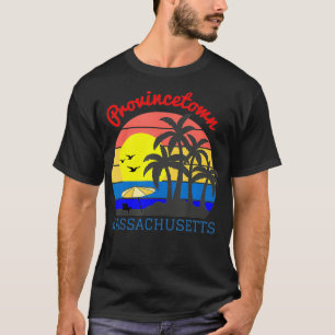 T-shirt Provincetown, Massachusetts Plage Vintage Retro S