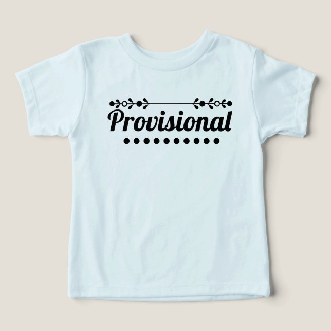 T-shirt provisoire  (Design Recto)