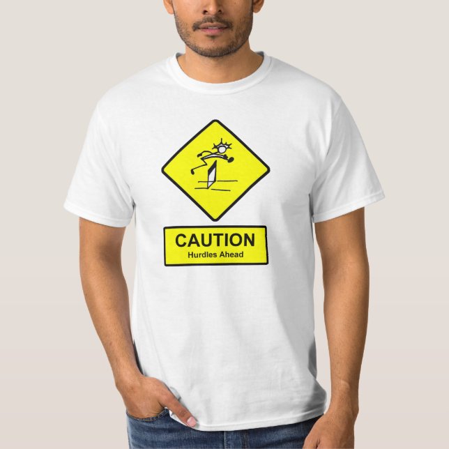 T-shirt Prudence Hurdles à l'avant panneau Athlétisme sur  (Devant)