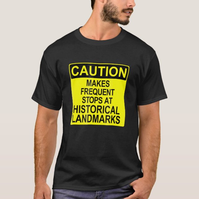 T-shirt Prudence Les Arrêts Fréquents Aux Points De Vue Hi (Devant)