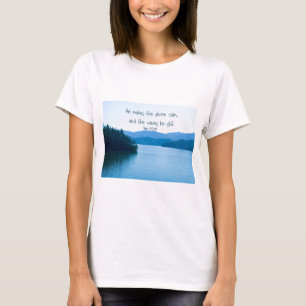 T-shirt Ps 107:29 Il calme la tempête