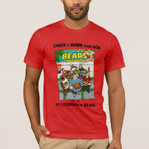 T-shirt PS Cookbook Bears avec texte