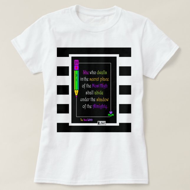 T-shirt Psalm 91 (Design devant)