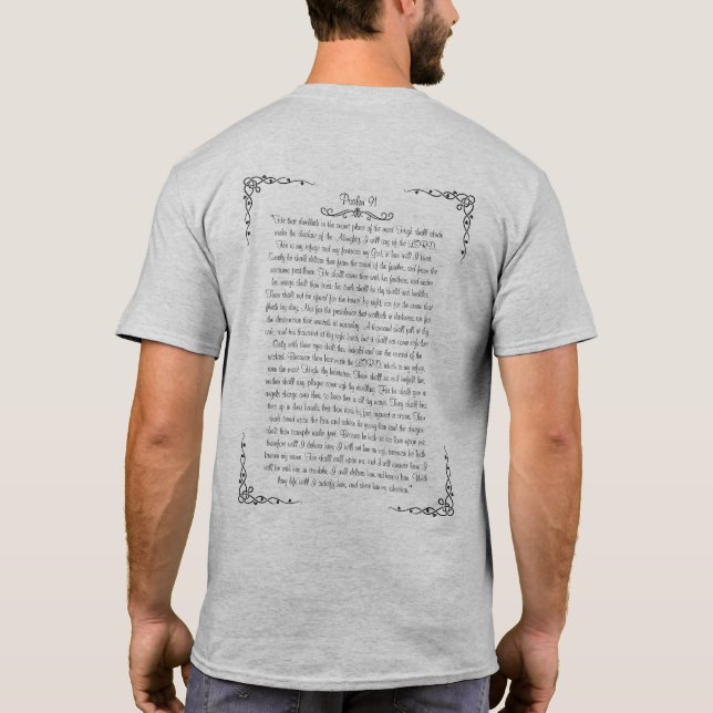 T-shirt Psalm 91 (Dos)