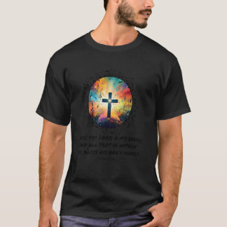 T-shirt Psaume 1031 Verset biblique Musique de culte Notes