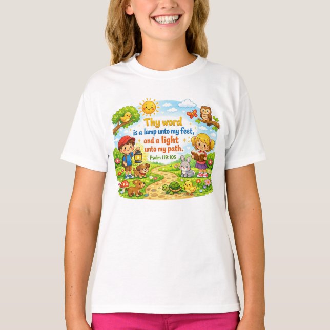 T-shirt Psaume 119:105 (Devant)
