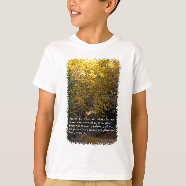 T-shirt Psaume 16:11 chemin (Devant)