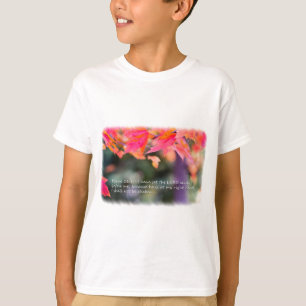 T-shirt Psaume 16:8 sur Feuilles d'automne