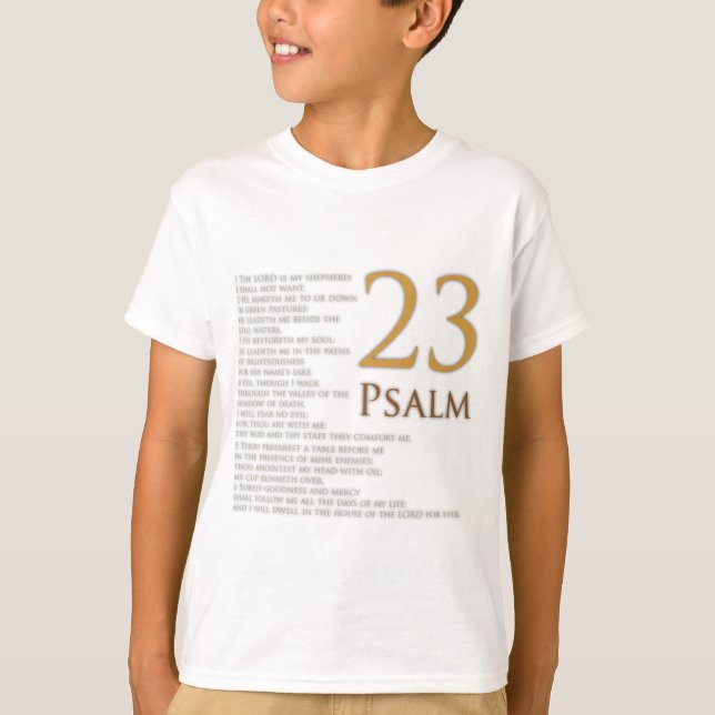 T-SHIRT PSAUME 23 (Devant)