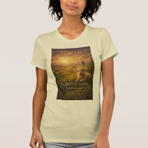 T-shirt Psaume 23:1 Christian Lamb Women's Tee Shirt