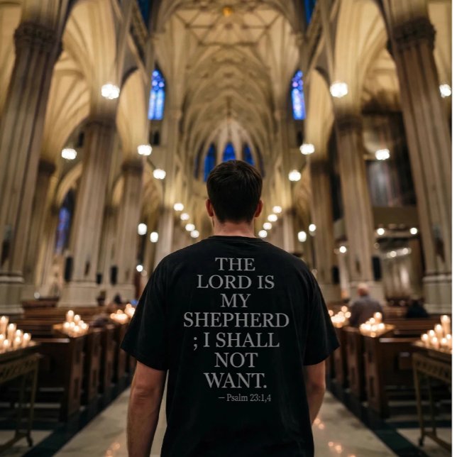 T-Shirt Psaume 23 | Le Seigneur Est Mon Berger  (Créateur téléchargé)