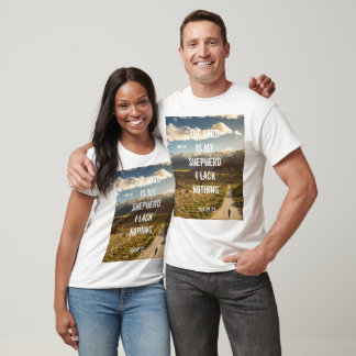 T-shirt Psaume 23 L'Éternel est mon berger, Écriture