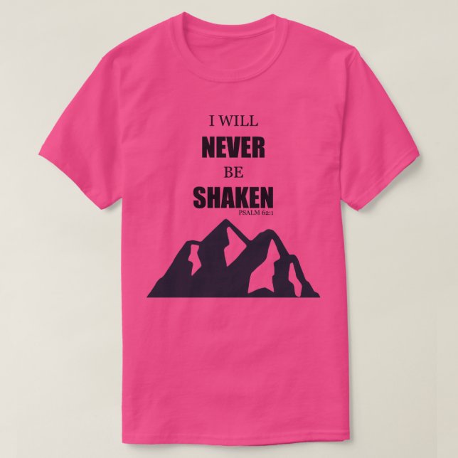 T-shirt Psaume 621 Verse de la Bible (Design devant)
