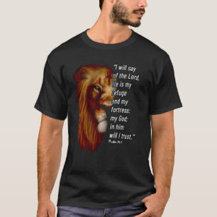 T-shirt Psaume 91 Bible Verse