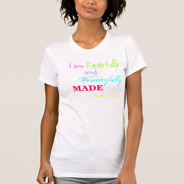 T-shirt Psaumes de l'adolescence de bible de confiance de (Devant)